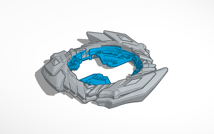 3D design Copy of Winning Beyblade Burst Sparking Ring - Tinkercad