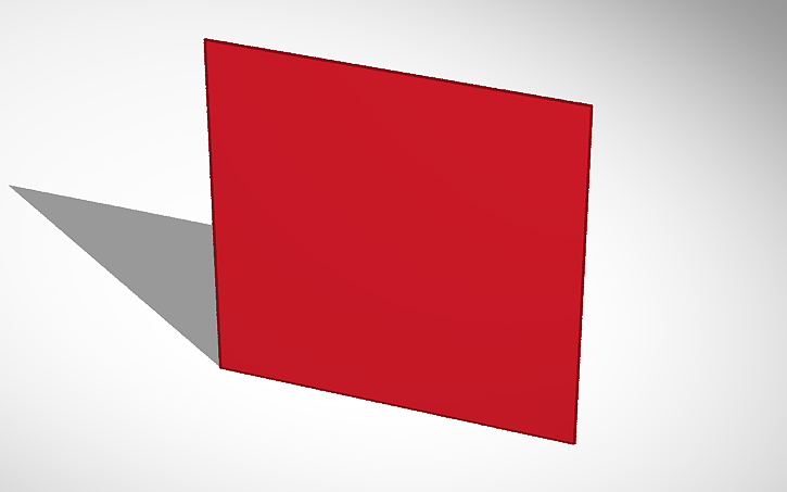 3D design Square - Tinkercad