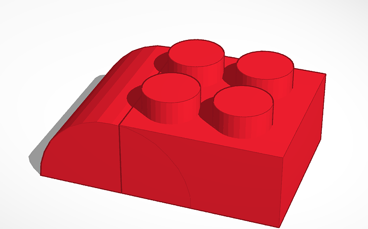 3D design lego block - Tinkercad