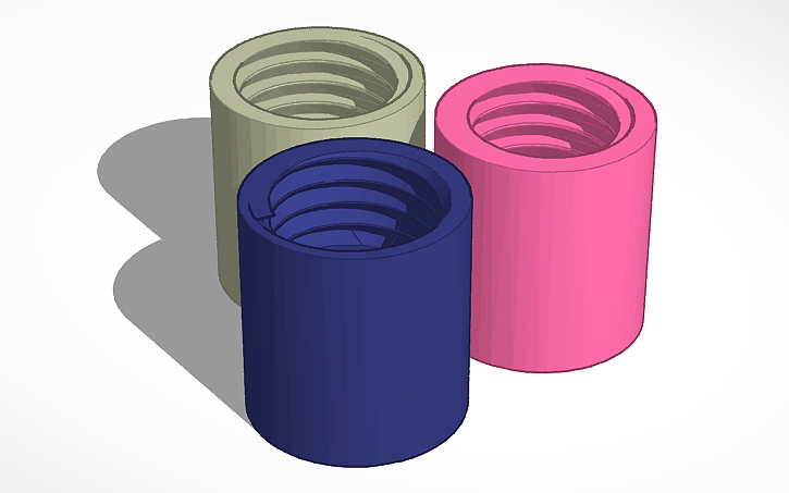 3D design Toothpaste Tube Adapters - Tinkercad