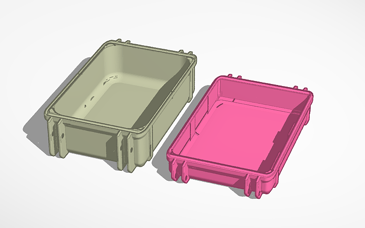 3D design Box and lid - Tinkercad