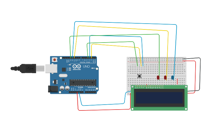 Circuit design week 10 in class activity - Tinkercad