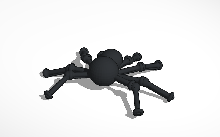 3D design Spider - Tinkercad