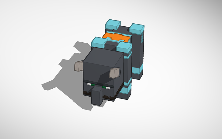 3D design minecraft ravager - Tinkercad
