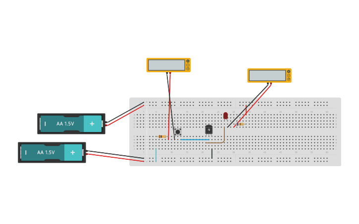Circuit design Pineda el transistor - Tinkercad