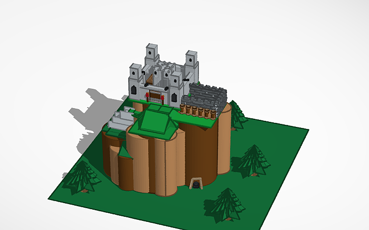 3D design Eli Niessink Medieval Ages Castle - Tinkercad