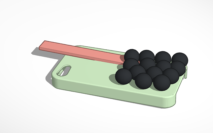 3D design bubble tea phone case iphone 4 - Tinkercad
