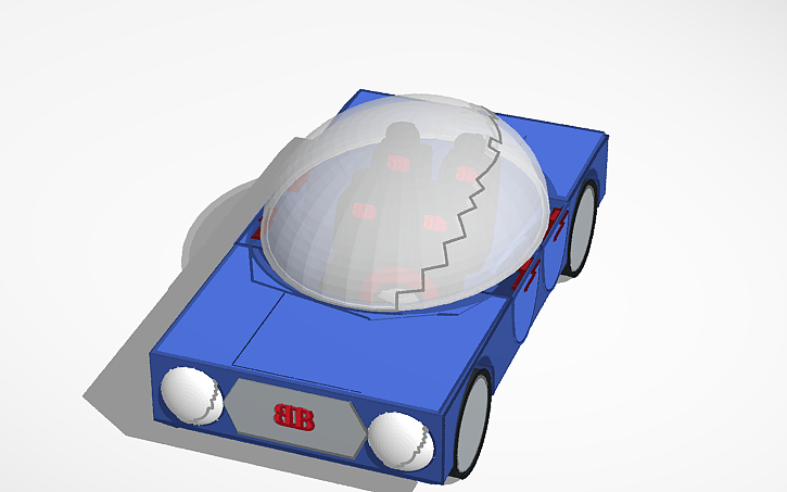 3D design [RECONTRUCŠON] Self-destructiŋ BB Car (Tinker for a monþ day ...