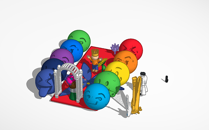 3D design king logan with morgan!!!! - Tinkercad