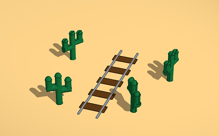 Dead Rails Model 3D design Dead Rails - Tinkercad