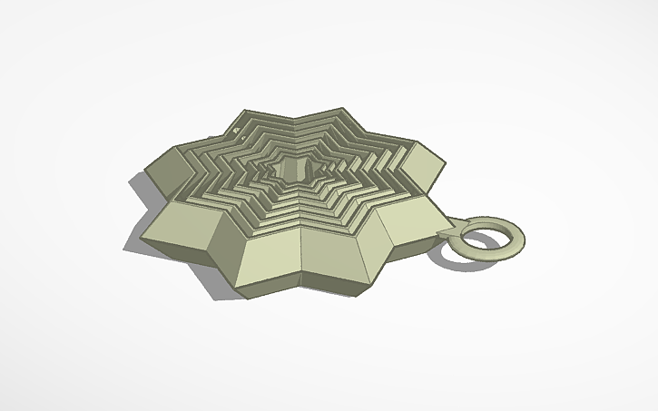 3D design key chain fidget toy - Tinkercad