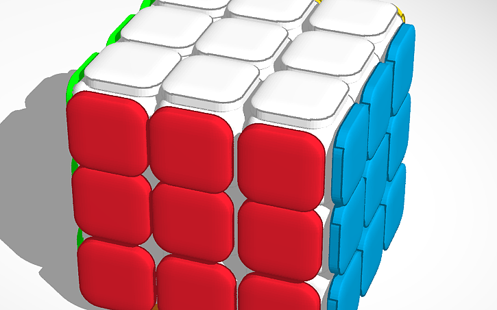 Rubycube 3D design Rubik's Cube - Tinkercad