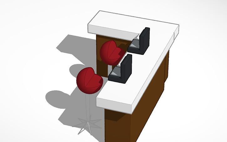 3D design Counter Model - Tinkercad