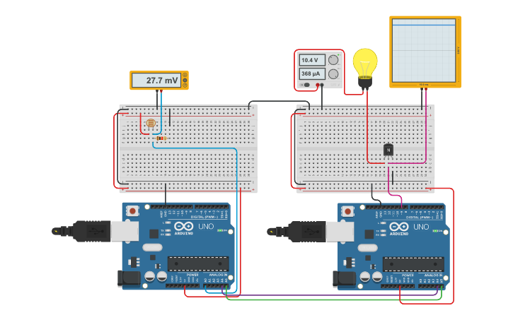 Circuit design ELEN1000 Lab5 Q5 - Tinkercad