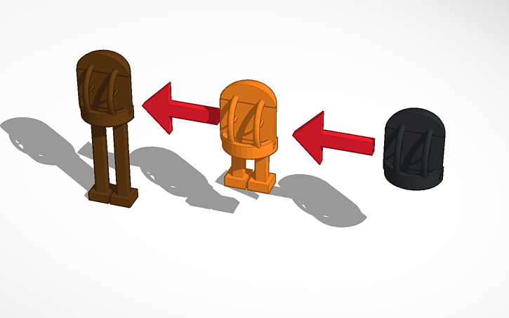 3D design backpack with seat - Tinkercad