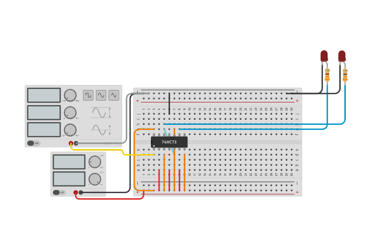 Circuit design Ali Up-Counter - Tinkercad