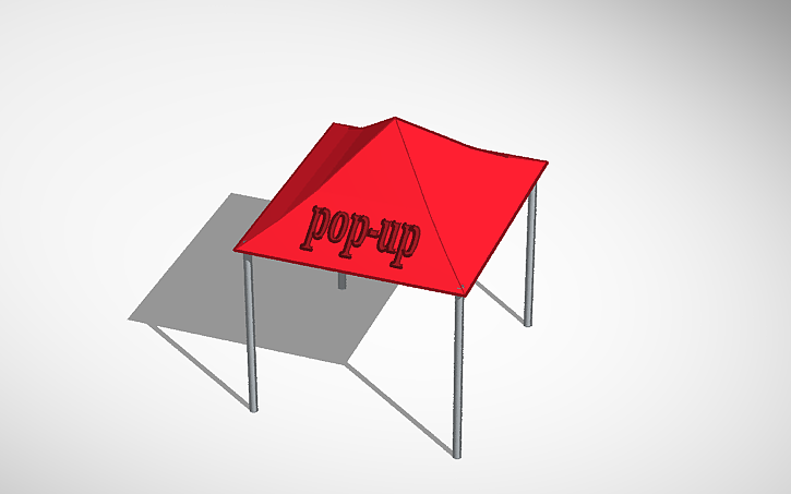 3D design pop-up - Tinkercad