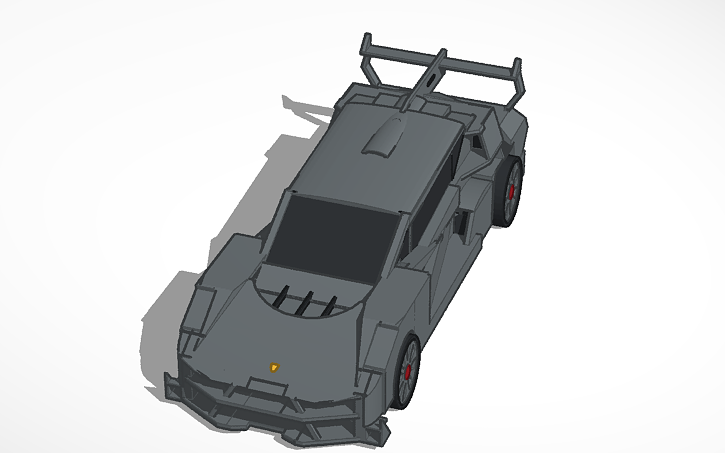 3D design Race Car - Tinkercad