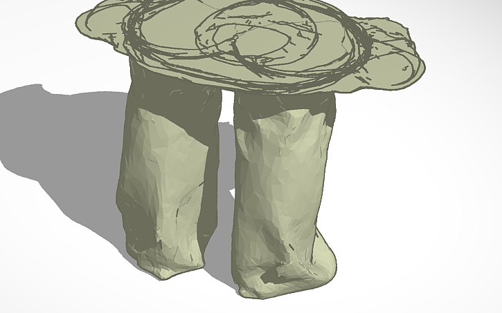 3D design full body scan - Tinkercad