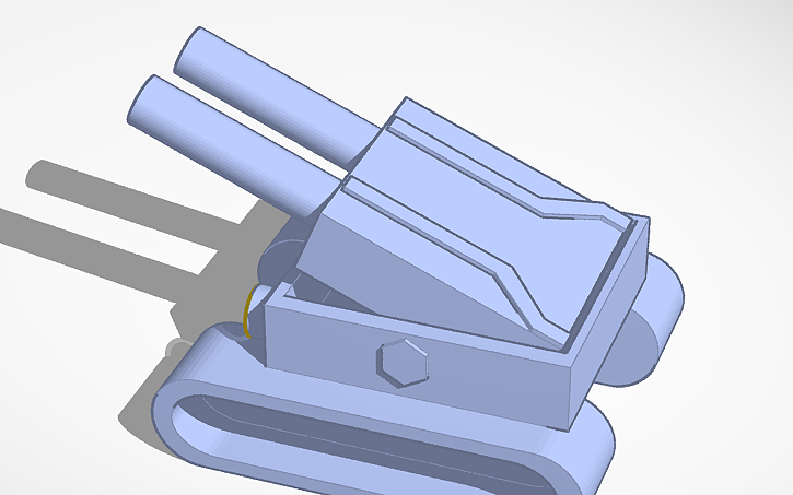 3D design Sim Lab Tank - Tinkercad