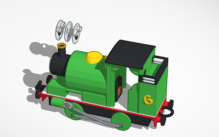 3D design Percy the small engine - Tinkercad