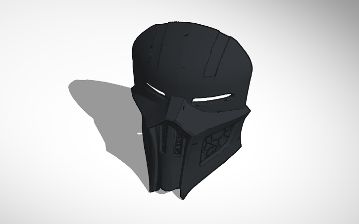 3D design Mask - Tinkercad
