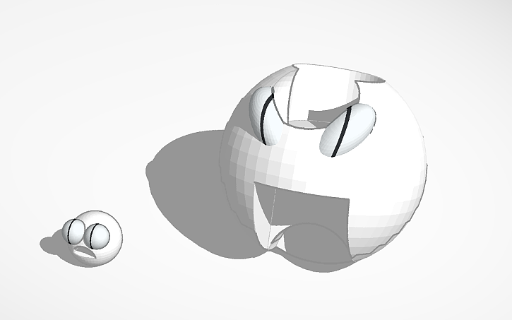 3D design Copy of Simple face designer - Tinkercad