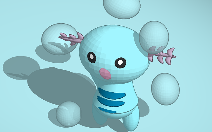 3D design Wooper - Tinkercad