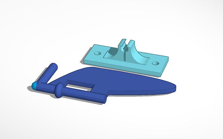3D design Rudder - Tinkercad