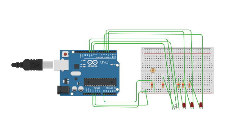 Circuit design ROBOTICS PT - Tinkercad