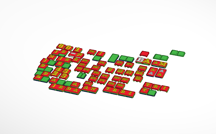 3D design root - koren - 001 - Tinkercad