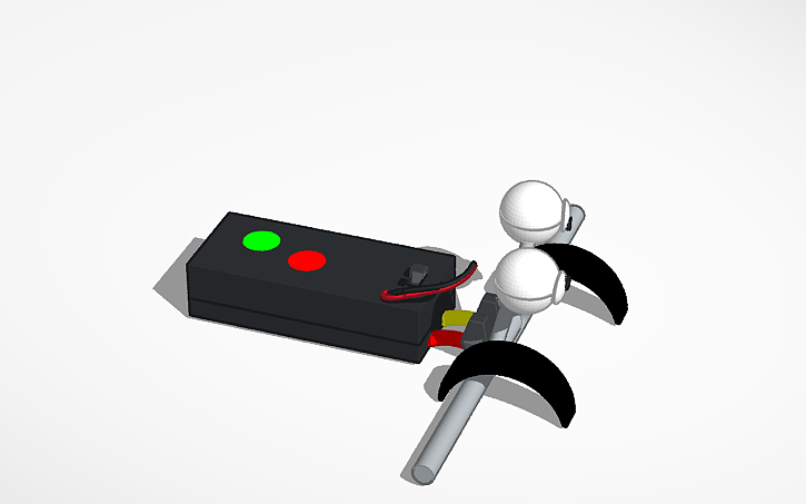 3D design A super funny sim lab walker V2 - Tinkercad