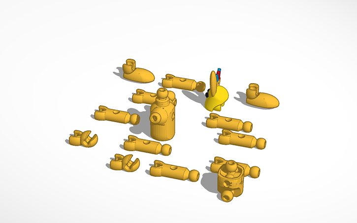 3D design spring trap - Tinkercad