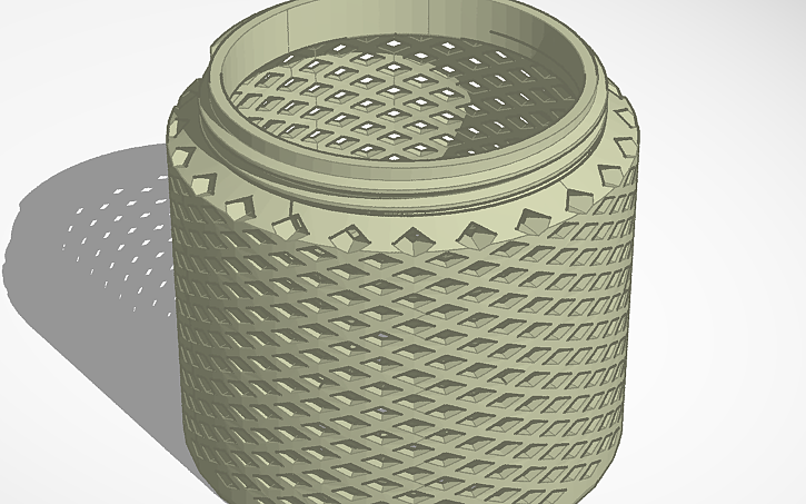 3D design 61mm Spool Centre Desiccant - Tinkercad