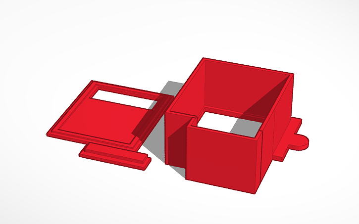 3D design xmaxx large rx box - Tinkercad