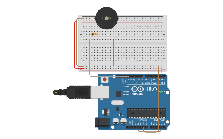 Circuit design Module 4 Assessment 1 - Tinkercad