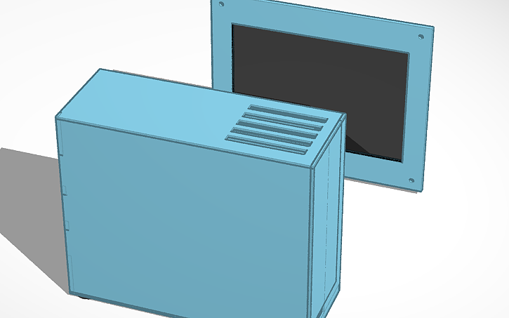3D design Mini PC - Tinkercad