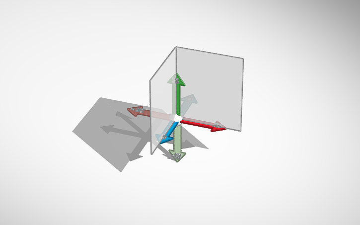 3D design CADclass XYZ axis - Tinkercad