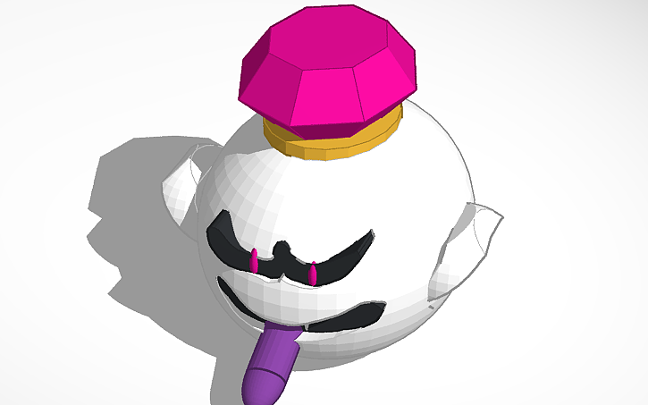3D design KING BOO - Tinkercad