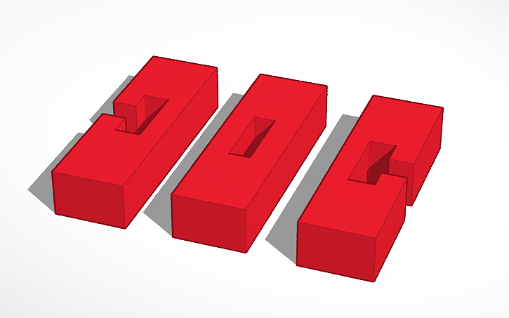 3D design Jessie Rhodes puzzle - Tinkercad