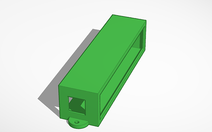 3D design KVM mount - Tinkercad