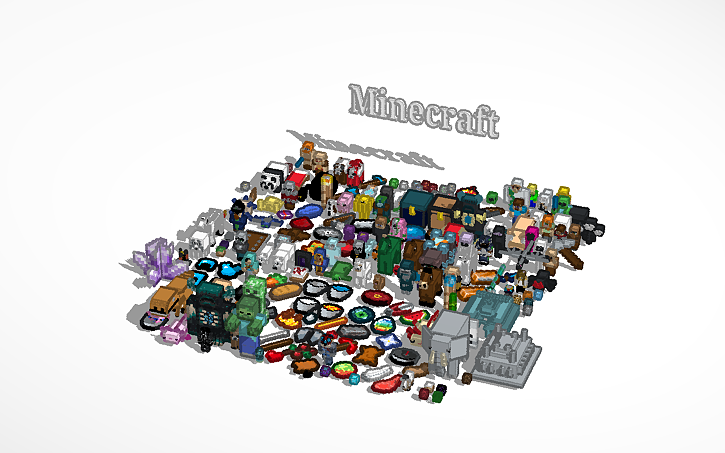 3D design minecraft - Tinkercad