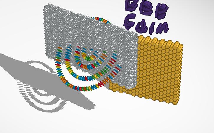 3D design Bee farm 🐝 - Tinkercad