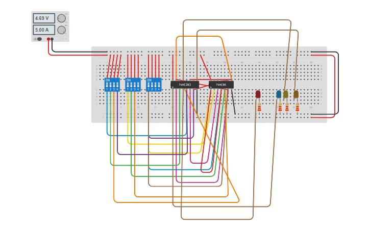 Circuit design Phase 1 - Tinkercad