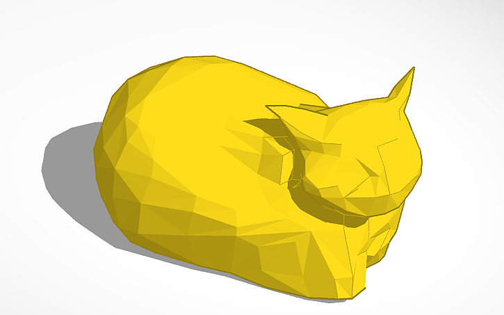 3D design Maxwell the spinning cat - Tinkercad