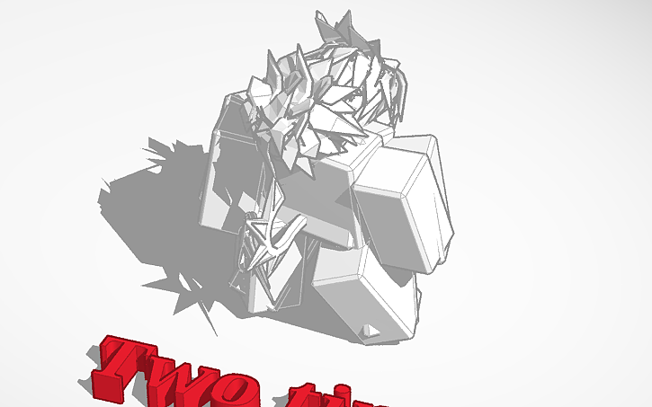 Two Time Design Rework Drawing 3D design Two time template I think - Tinkercad