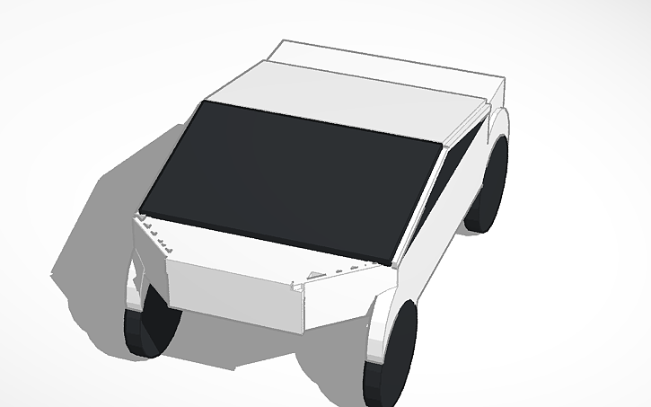 3D design tesla futurreristick - Tinkercad