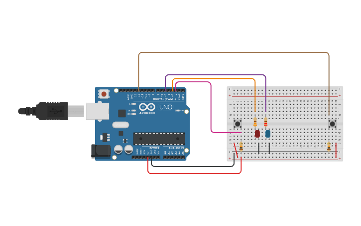 Circuit design Coding Examples 1 - Tinkercad