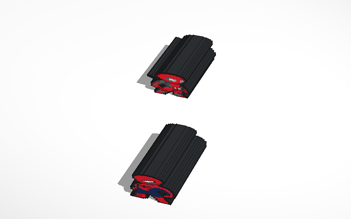 3D design Deadpool Vs Spiderman - Tinkercad