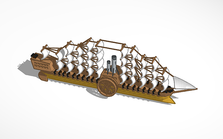 3D design steamloafer - Tinkercad